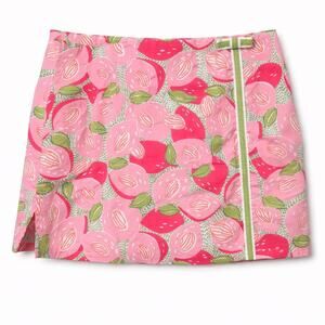 Lilly Pulitzer · Vintage Skort · Pink Peach Print · Size 6